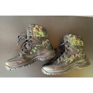 Men’s hand painted  combat/military style boots